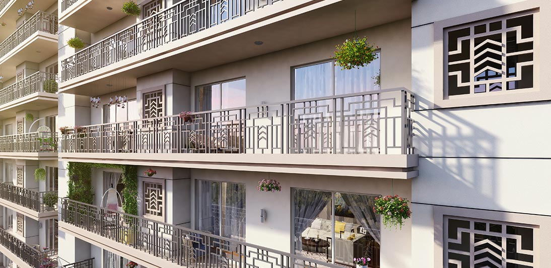 Ace Parkway 2.0 — apartment balcony detail